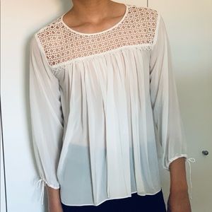 Crochet Top Ann Taylor Loft Blouse Limited Edition